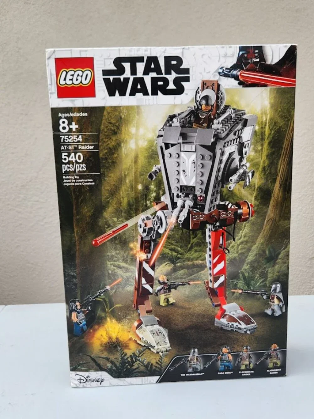 BRAND NEW LEGO Star Wars AT-ST Raider 75254 Minifigures Mandalorian 540 Pieces I